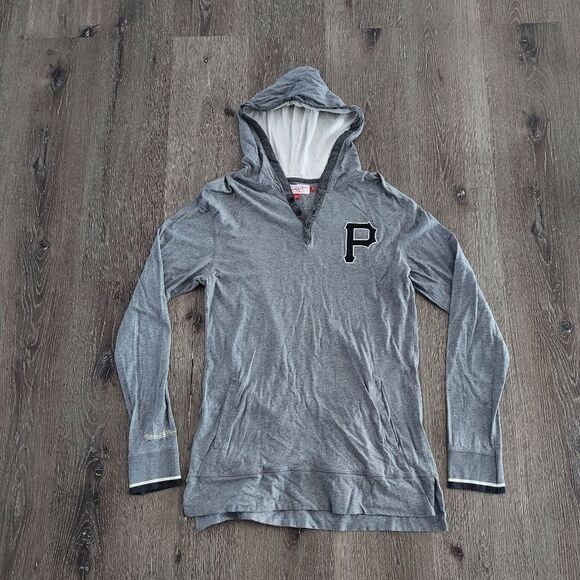 Mitchell & Ness Cooperstown Collection Pittsburgh Pirates Pullover Hoodie Medium - Picture 1 of 6